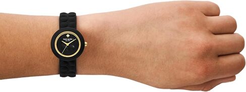 Kate Spade New York Women's Mini Park Row Black Silicone Band Watch in Saudi Arabia