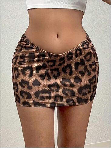 Women's V Waist Bodycon Mini Skirt Slim Fit Sexy Night Out Skirts Summer Skirt in Saudi Arabia