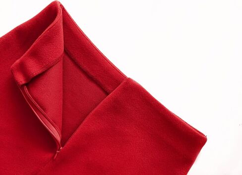 Women's High Waist Wool Fall Winter Mini Pencil Bodycon Skirt in Kuwait