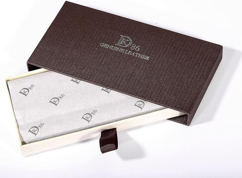 DK86 Long Wallet For Men, Rodeo Wallet, Rfid Blocking, Full Grain Leather with Hand Burnished, black in Saudi Arabia