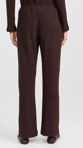 DONNI. Women's The Sweater Rib Simple Pants in Kuwait