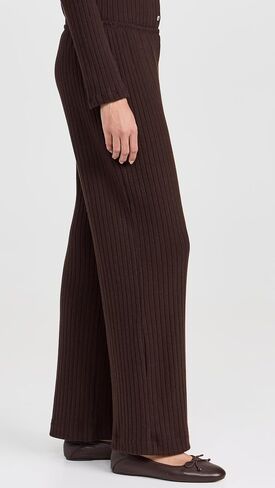 DONNI. Women's The Sweater Rib Simple Pants in Kuwait