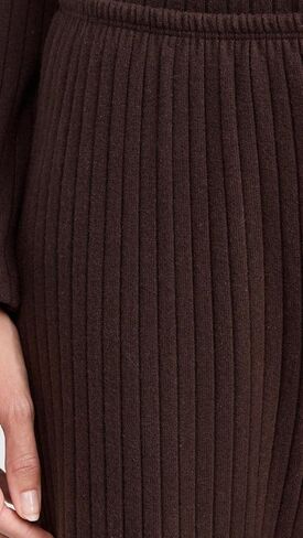 DONNI. Women's The Sweater Rib Simple Pants in Kuwait