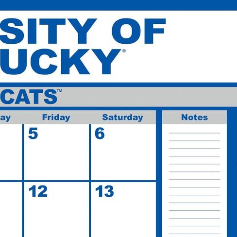 TURNER SPORTS Kentucky Wildcats 2025 22x17 Desk Calendar (25998061481) in Saudi Arabia
