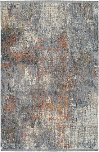 Kaleen Rugs Artundra Collection 2'3" x 11'7" Modern Abstract Runner,Ivory in Saudi Arabia