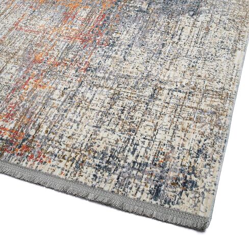 Kaleen Rugs Artundra Collection 2'3" x 11'7" Modern Abstract Runner,Ivory in Saudi Arabia