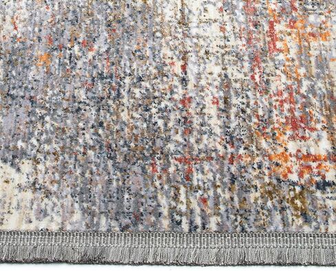 Kaleen Rugs Artundra Collection 2'3" x 11'7" Modern Abstract Runner,Ivory in Saudi Arabia