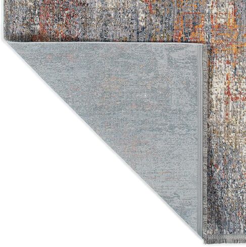 Kaleen Rugs Artundra Collection 2'3" x 11'7" Modern Abstract Runner,Ivory in Saudi Arabia