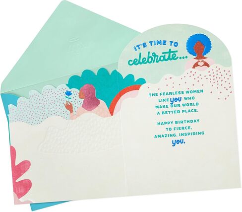 Hallmark Signature Birthday Card for Women (Damn, Girl Letter Board) in Saudi Arabia