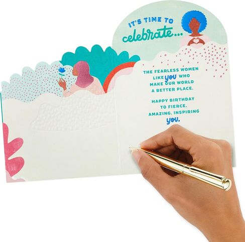 Hallmark Signature Birthday Card for Women (Damn, Girl Letter Board) in Saudi Arabia