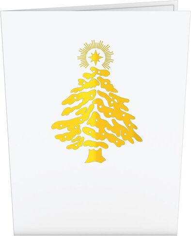 Lovepop Christmas Pop-Up Card for Her and Him - 3D Greeting Cards for Boys, Girls, Men, Women - Woodland White Christmas - 5" x 7" Card - Blank Note Card & Envelope Included in Saudi Arabia