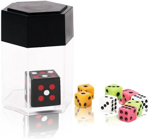 Sufeasdf.3PCS الساحر النرد النرد خدعة سحرية النرد الدعائم انفجار النرد الخدع السحرية سهلة للأطفال ماجيك الدعامة الجدة لعبة مضحكة عن قرب الأداء نكتة لعبة (متعددة الألوان) in Kuwait