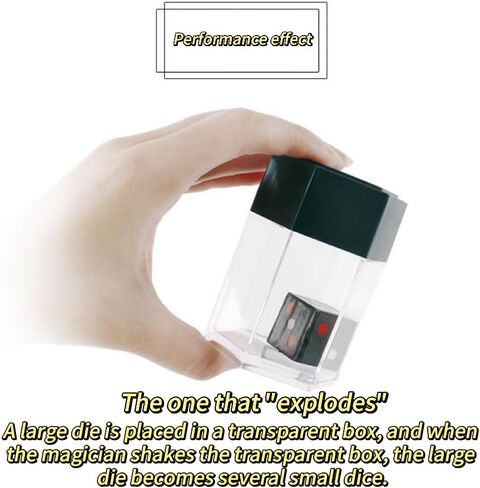 Sufeasdf.3PCS الساحر النرد النرد خدعة سحرية النرد الدعائم انفجار النرد الخدع السحرية سهلة للأطفال ماجيك الدعامة الجدة لعبة مضحكة عن قرب الأداء نكتة لعبة (متعددة الألوان) in Kuwait