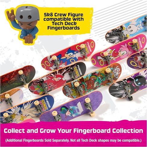 TECH DECK Sk8 Crew 2-in-1 Transforming Ultra Sk8 Bus & Storage with Fingerboard & Figure, Collectible Mini Skateboards, Kids Toys for Ages 5 and up in Saudi Arabia