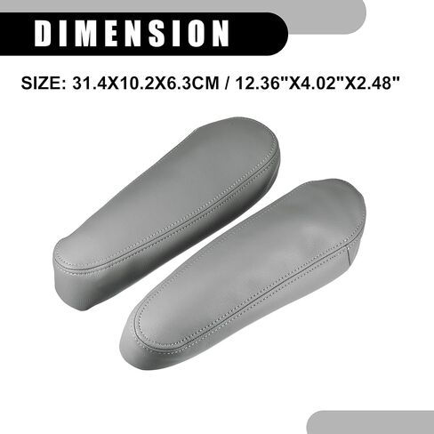 غطاء مسند ذراع مقعد وحدة التحكم المركزية - أغطية تخزين غطاء مسند ذراع مقعد السيارة الداخلي - لسيارة تويوتا سيكويا 2001-2007 جلد صناعي بيج - زوج واحد in Kuwait