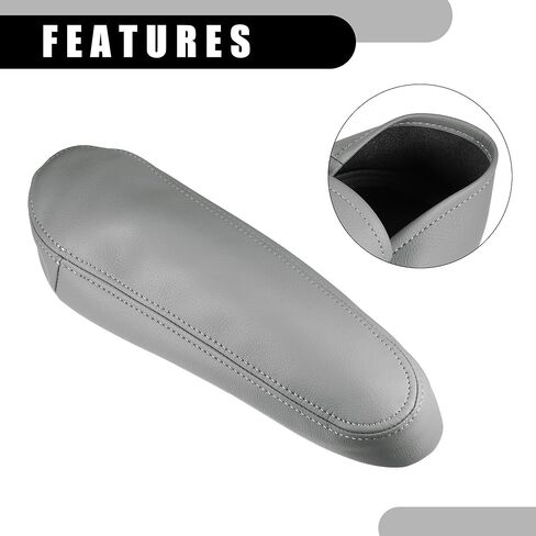 غطاء مسند ذراع مقعد وحدة التحكم المركزية - أغطية تخزين غطاء مسند ذراع مقعد السيارة الداخلي - لسيارة تويوتا سيكويا 2001-2007 جلد صناعي بيج - زوج واحد in Kuwait