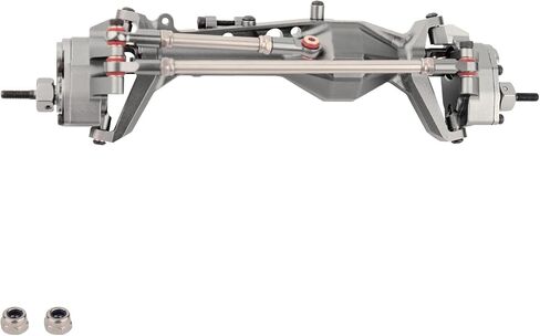 CNC Aluminum Offset Portal Front Rear Axle for 1/10 RC Crawler Axial SCX10 III AXI03029 LCG Chassis Cheater Rigs Upgrade Parts (Titanium) in Saudi Arabia