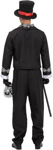 Day Of The Dead Costume Adult Men Dia De Los Muertos Costume Mens Mariachi Senor Halloween Costumes in Saudi Arabia