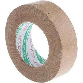 1 Roll Adhesive Tape Kraft Paper Tape Biodegradable, Repulpable, Non Toxic, Environmental Tasteless - 60mm