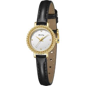 Venus Women's Watch, Stainless Steel Watch for Women with Steel | Link Remove Tools | or Leather Band, Crystal Encrusted, Gold Watches for Women with Gift Box for Women and Love Ones