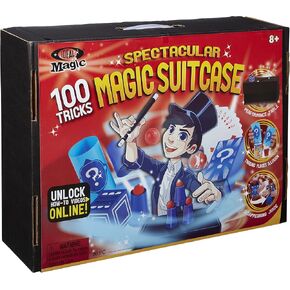 Ideal Magic Spectacular Magic Suitcase 100 Tricks Kids Magic Set