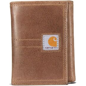 Carhartt Men's B0000208 Saddle Leather Trifold Wallet