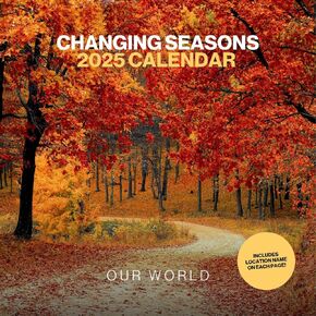 National Parks Calendar 2025 - Large 12 Month 2025 National Parks Wall Calendar Month to View - 2025 National Parks Calendar Made by Our World