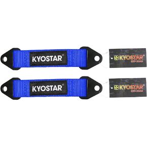 حزام KYOSTAR مقاس 17 بوصة، حزام فائق الجودة بحزام رباعي ملتف لمحور السيارة مُصنف بـ 10,000 رطل (أرجواني، عبوتان)