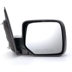 For Honda Pilot 2009-2015 Door Mirror Driver Side | Power | Non-Heated | Textured | Replacement For 76258SZAA01ZA | HO1320265