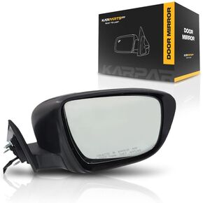For Nissan Rogue 2014 2015 2016 Door Mirror Driver Side | Power | Non-Heated | w/Signal | Replacement For 96302-4BA0A | NI1320254