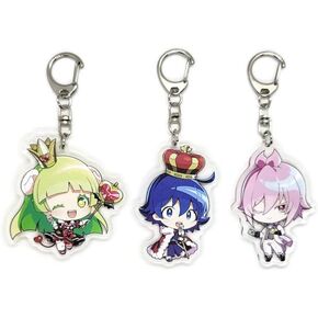 EBTY DREAMS Inc. - Set of 3 Demon School Iruma-kun Acrylic Keychain Iruma Suzuki, Clara Valac, Alice Asmodeus v1