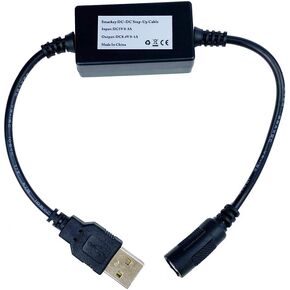 Heated Jacket Battery Step-Up Charger Cable for Heated Jackets, Heated Hoodies and Heated Vests (5v Transfer 8.4v)