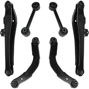 Autoround Rear Upper Lateral & Lower Control Arms and Lower Rearward Lateral Toe Arms Fit for Jeep Compass Patriot 2007-2017, Dodge Caliber 2007-2012, Suspension Kit 6pcs - RK641868 RK641226 RK641281