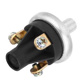 Pressure Alarm Switch, Adjustable Alarm Pressure 309064103 Three Point Wiring Low Oil Pressure Alarm Switch Replacement 1/827 NPT Thread