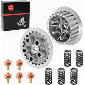 Clutch Center Inner Hub & Outer Pressure Plate & Heavy Duty Springs Kit For Yamaha Blaster 200 YFS200 1988-2006 37F-16351-00-00 37F-16371-01-00