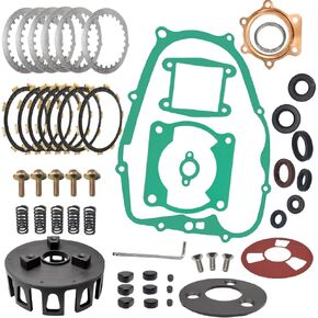 سلة القابض الثقيلة باستخدام الحاسب الآلي ومجموعة حشية كاملة متوافقة مع Yamaha Blaster 200 YFS200 1988-2006
