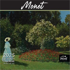 MICASA PRESS - Vincent van Gogh 2025 Wall Calendar 12 Month | 12" x 24" Open | Thick & Sturdy Paper | Giftable | Calendar 2025