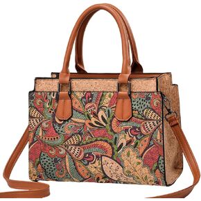 Natural cork Large capacity shoulder bag handbag crossbody