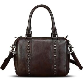 Genuine Leather Purses and Handbags for Women Vintage Handmade Real Leather Shoulder Bag Crossbody Bag Satchel