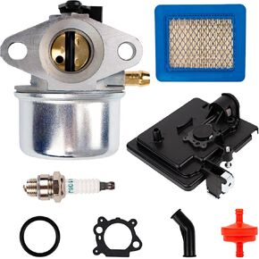BlueStars 799868 Carburetor - For 694202 693909 692648 499617 498170 497586 498254 497314 497347 497410 799872 790821 498255 498966 698444 14111 Carb 795259 Air Cleaner Primer Base 491588s Air Filter