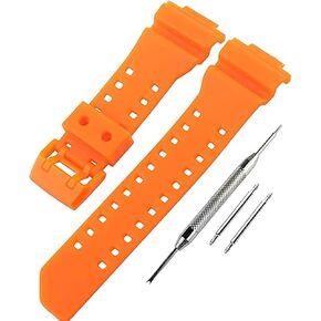Resin Watch Band Replacement for G-Shock GA400-1A/1B, GA400GB-1A/1A4/1A9 BIG CASE Watch Strap Watch Wirstband Bracelet for Men and Women