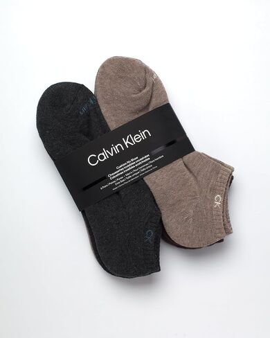 Calvin Klein Men's No Show Socks - 6 Pack Breathable Cushioned Low Cut Socks - Lightweight Ankle Socks for Men (Size: 7-12) in Saudi Arabia
