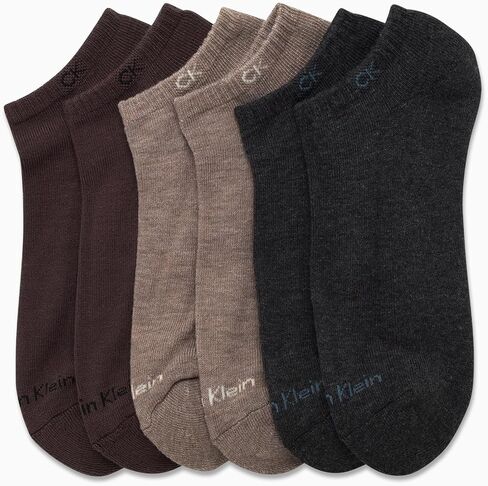 Calvin Klein Men's No Show Socks - 6 Pack Breathable Cushioned Low Cut Socks - Lightweight Ankle Socks for Men (Size: 7-12) in Saudi Arabia