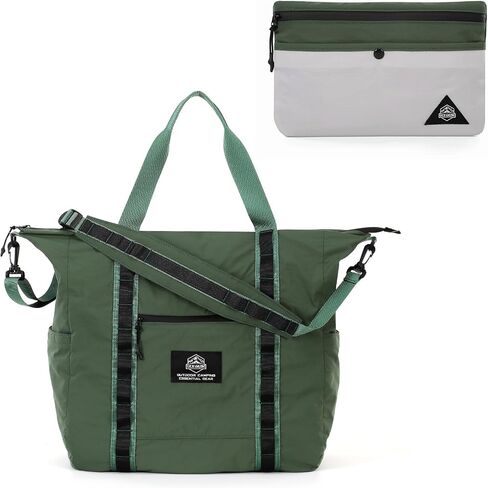 Lightweight Travel Bag for Men&Women Waterproof Overnight Bag With Removable Strap,Luggage Bag with Trolley Sleeve in Saudi Arabia