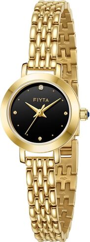 Venus Women's Watch, Stainless Steel Watch for Women with Steel | Link Remove Tools | or Leather Band, Crystal Encrusted, Gold Watches for Women with Gift Box for Women and Love Ones in Kuwait