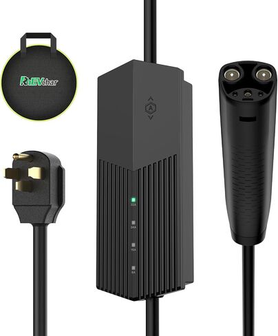 Level 2 Tesla Charger 40A 9.6KW EV Charger with NACS 240V NEMA 14-50 Plug Mobile Electric Car Charger 28FT Cable, Adjustable Current Smart Vehicle Charging Station for Tesla in Saudi Arabia