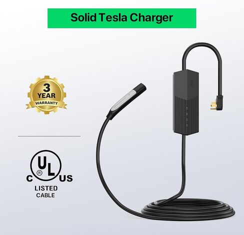 Level 2 Tesla Charger 40A 9.6KW EV Charger with NACS 240V NEMA 14-50 Plug Mobile Electric Car Charger 28FT Cable, Adjustable Current Smart Vehicle Charging Station for Tesla in Saudi Arabia