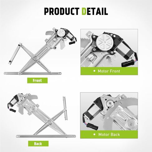 Front Passenger Side Power Window Regulator with Motor (2 Pins) Fit for 2004-2012 Chevrolet Colorado GMC Canyon, 2007-2008 Isuzu I-280 I-350 2006 I-290 I-370, 741-015 in Saudi Arabia