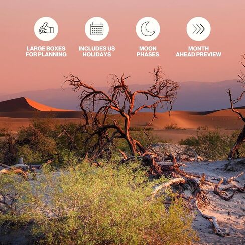National Parks Calendar 2025 - Large 12 Month 2025 National Parks Wall Calendar Month to View - 2025 National Parks Calendar Made by Our World in Saudi Arabia