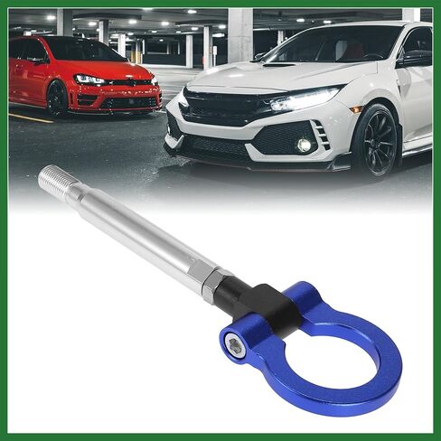 Motoforti الأزرق سبائك الألومنيوم الجبهة الوفير مقطورة حلقة العين سحب هوك المسمار لسوبارو امبريزا WRX BRZ طويلة الأمد in Saudi Arabia